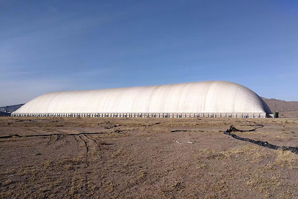 宁夏充气膜结构建筑_宁夏污水池加盖膜结构厂家|气膜